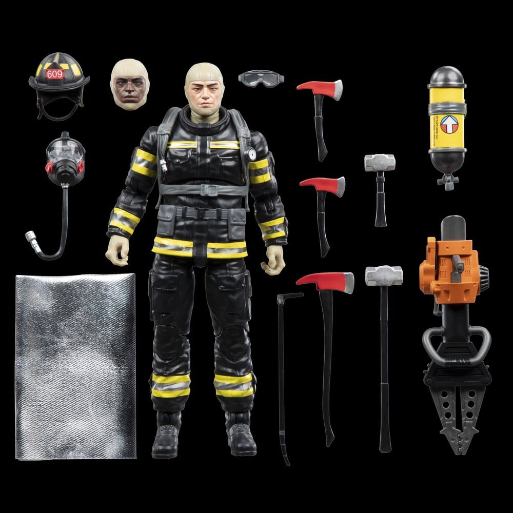 GI JOE CLASSIFIED SERIES LEGACY COLLECTION BOMBERO BÚSQUEDA Y RESCATE HASBRO
