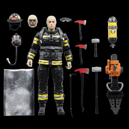GI JOE CLASSIFIED SERIES LEGACY COLLECTION BOMBERO BÚSQUEDA Y RESCATE HASBRO