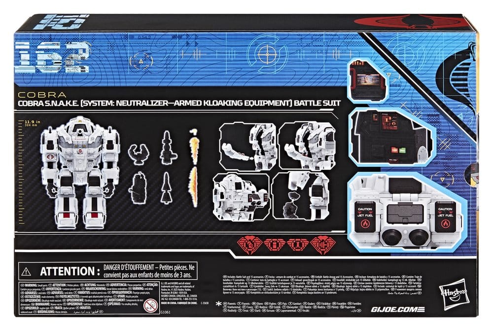 COBRA S.N.A.K.E. BATTLE SUIT G.I. JOE CLASSIFIED SERIES 15 CM HASBRO