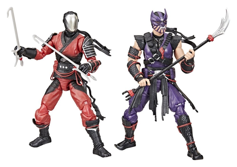 COBRA NINJAS SLICE & DICE G.I. JOE CLASSIFIED SERIES PACK 2 FIGURAS 15 CM HASBRO