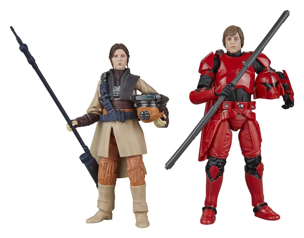 LUKE SKYWALKER IMPERIAL GUARD Y PRINCESS LEIA BOUSHH STAR WARS SHADOWS OF THE EMPIRE BLACK SERIES 15 CM HASBRO