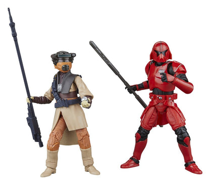 LUKE SKYWALKER IMPERIAL GUARD Y PRINCESS LEIA BOUSHH STAR WARS SHADOWS OF THE EMPIRE BLACK SERIES 15 CM HASBRO