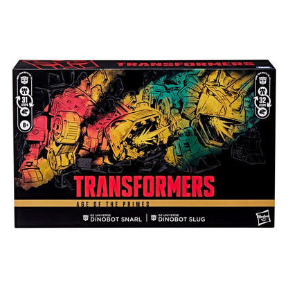 SNARL & SLUG TRANSFORMERS G2 UNIVERSE DINOBOTS AGE OF THE PRIMES PACK 2 FIGURAS 19 CM HASBRO