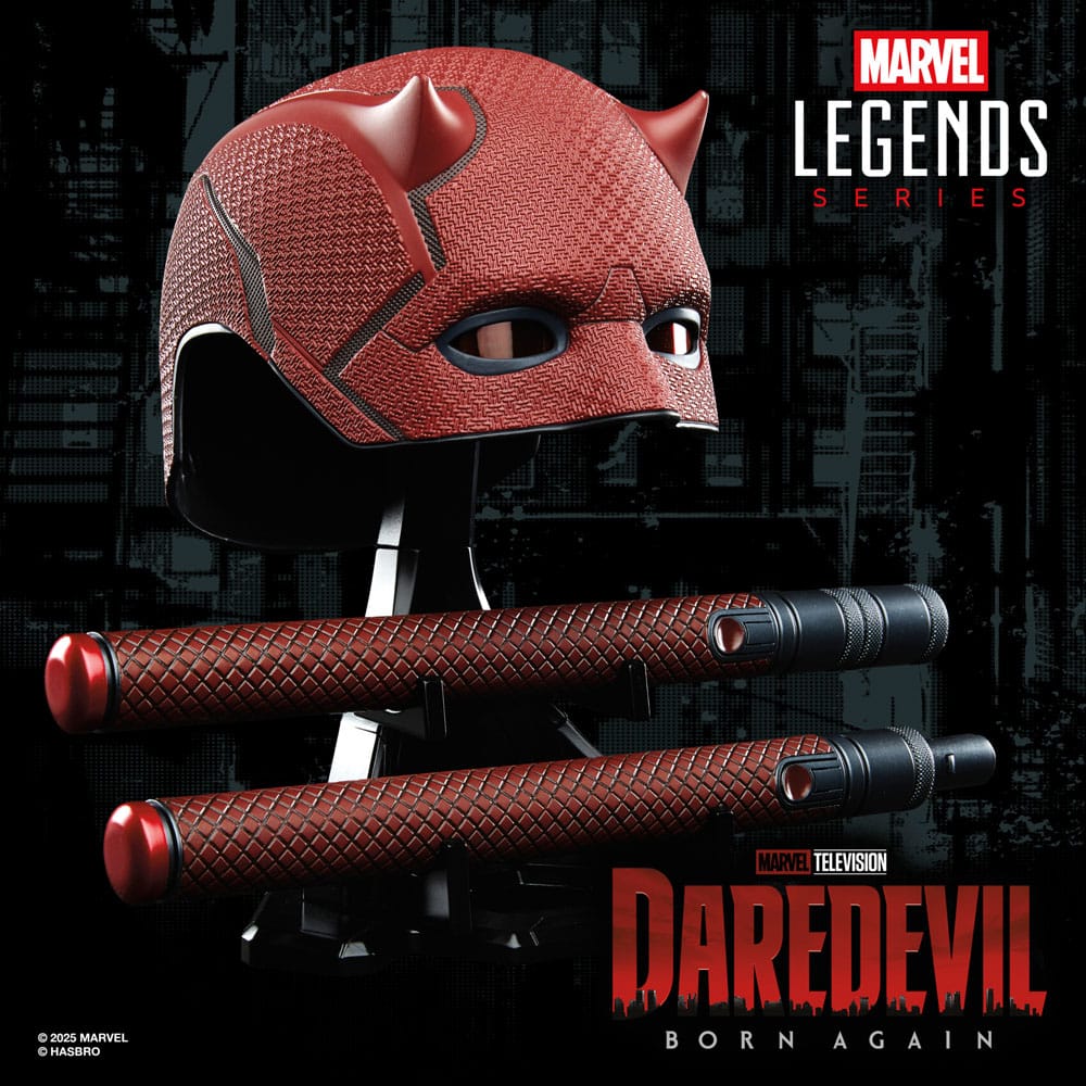 DAREDEVIL BORN AGAIN MÁSCARA 1/1 MARVEL LEGENDS HASBRO