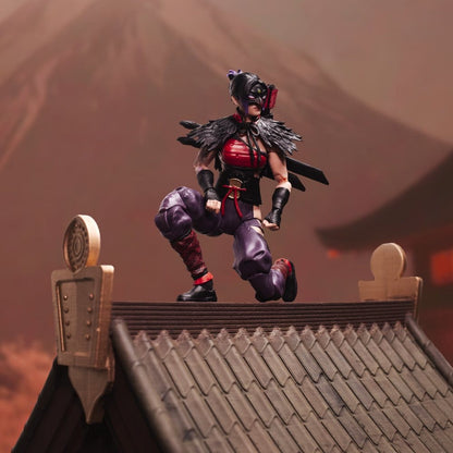 SNAKE EYES Y KIM «JINX» ARASHIKAGE NINJA FORCE CLASSIFIED SERIES PACK 2 FIGURAS 15 CM – G.I. JOE HASBRO