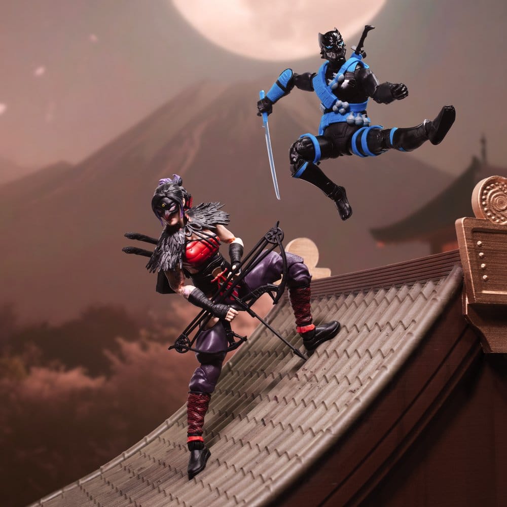 SNAKE EYES Y KIM «JINX» ARASHIKAGE NINJA FORCE CLASSIFIED SERIES PACK 2 FIGURAS 15 CM – G.I. JOE HASBRO