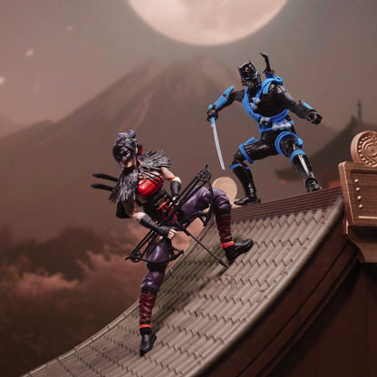 SNAKE EYES Y KIM «JINX» ARASHIKAGE NINJA FORCE CLASSIFIED SERIES PACK 2 FIGURAS 15 CM – G.I. JOE HASBRO