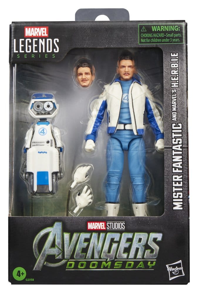 MISTER FANTASTIC Y H.E.R.B.I.E. AVENGERS DOOMSDAY MARVEL LEGENDS PACK 2 FIGURAS 15 CM HASBRO