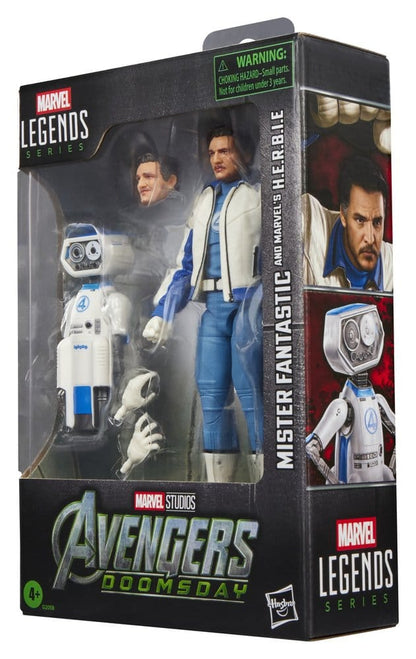 MISTER FANTASTIC Y H.E.R.B.I.E. AVENGERS DOOMSDAY MARVEL LEGENDS PACK 2 FIGURAS 15 CM HASBRO