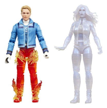 INVISIBLE WOMAN & HUMAN TORCH AVENGERS DOOMSDAY MARVEL LEGENDS PACK 2 FIGURAS 15 CM HASBRO