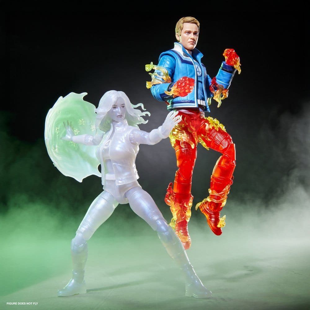 INVISIBLE WOMAN & HUMAN TORCH AVENGERS DOOMSDAY MARVEL LEGENDS PACK 2 FIGURAS 15 CM HASBRO