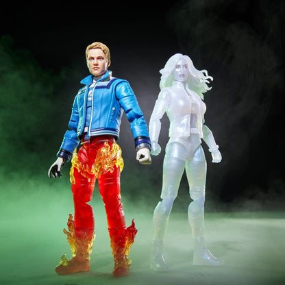 INVISIBLE WOMAN & HUMAN TORCH AVENGERS DOOMSDAY MARVEL LEGENDS PACK 2 FIGURAS 15 CM HASBRO