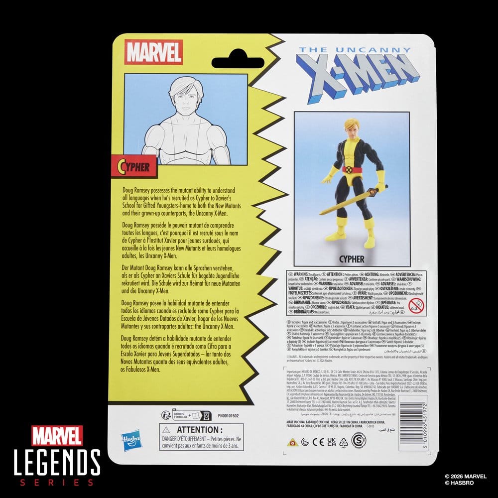 CYPHER THE UNCANNY X-MEN MARVEL LEGENDS 15 CM – HASBRO