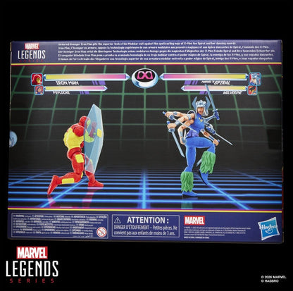 IRON MAN & SPIRAL MARVEL LEGENDS PACK 2 FIGURAS 15 CM HASBRO