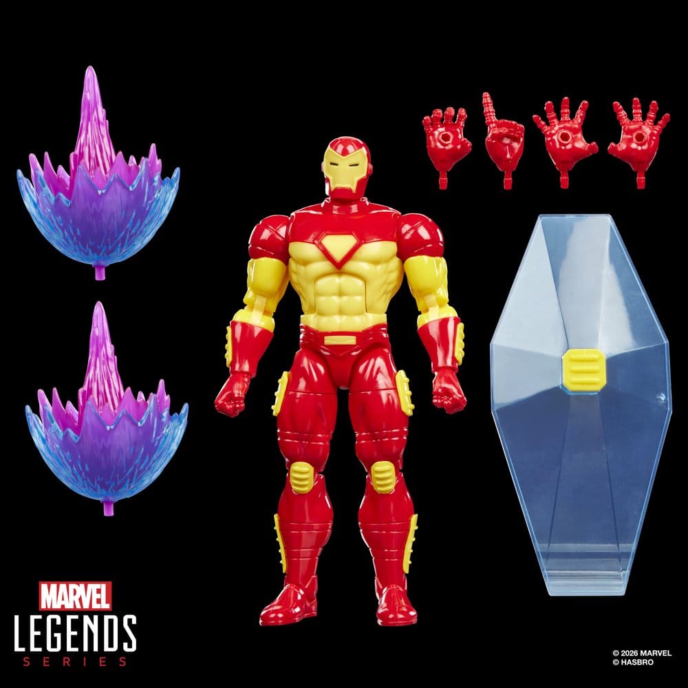 IRON MAN & SPIRAL MARVEL LEGENDS PACK 2 FIGURAS 15 CM HASBRO