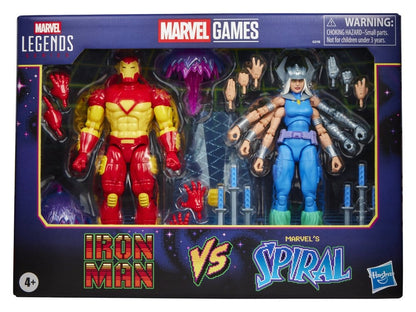 IRON MAN & SPIRAL MARVEL LEGENDS PACK 2 FIGURAS 15 CM HASBRO