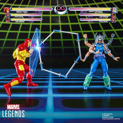 IRON MAN & SPIRAL MARVEL LEGENDS PACK 2 FIGURAS 15 CM HASBRO
