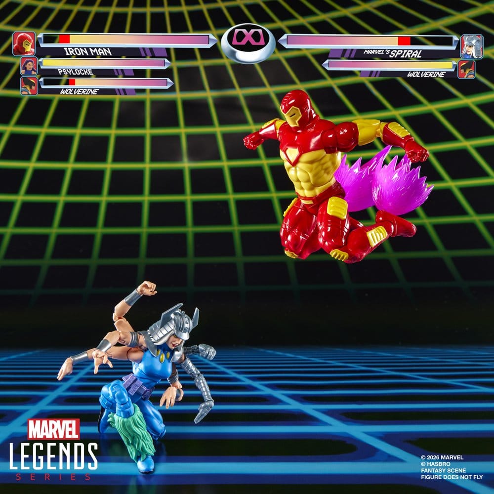 IRON MAN & SPIRAL MARVEL LEGENDS PACK 2 FIGURAS 15 CM HASBRO