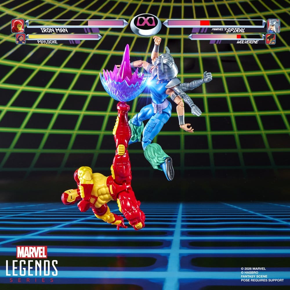 IRON MAN & SPIRAL MARVEL LEGENDS PACK 2 FIGURAS 15 CM HASBRO