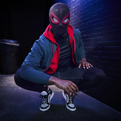 MILES MORALES SPIDER-MAN 2 MARVEL LEGENDS MÁSCARA ELECTRÓNICA EXPRESIVA 1/1 HASBRO