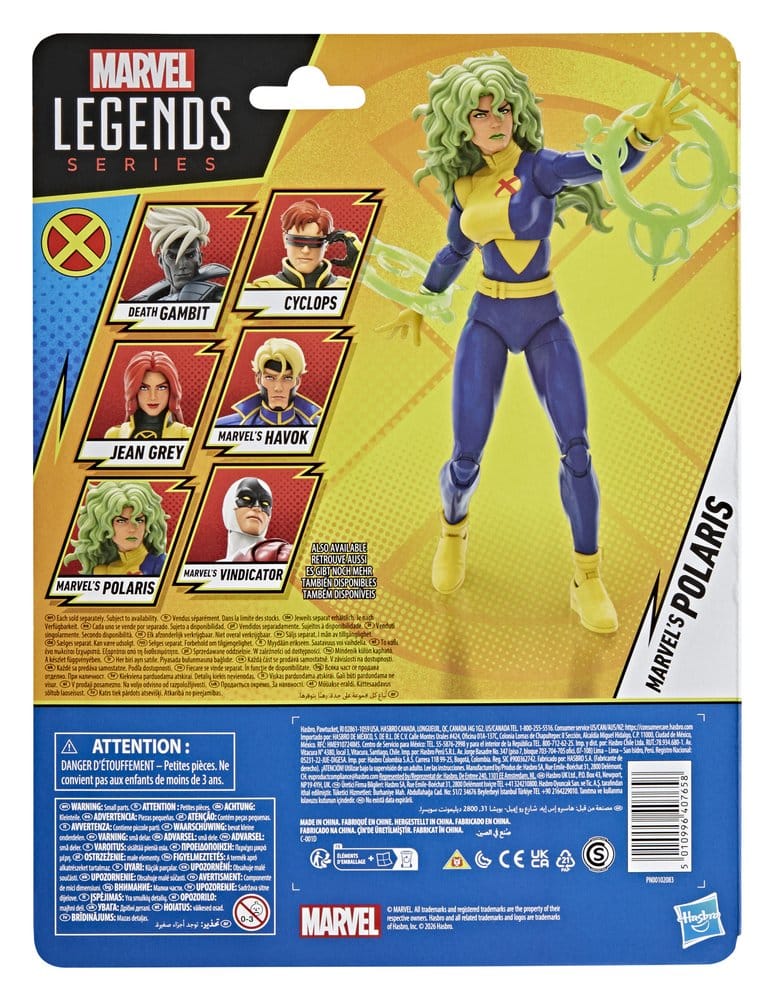 POLARIS X-MEN '97 MARVEL LEGENDS FIGURA 15 CM HASBRO