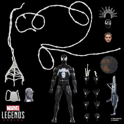 SYMBIOTE SPIDER-MAN MARVEL LEGENDS MAXIMUM SERIES FIGURA 15 CM HASBRO