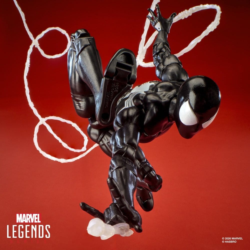 SYMBIOTE SPIDER-MAN MARVEL LEGENDS MAXIMUM SERIES FIGURA 15 CM HASBRO