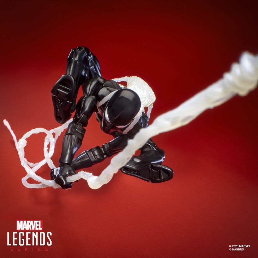 SYMBIOTE SPIDER-MAN MARVEL LEGENDS MAXIMUM SERIES FIGURA 15 CM HASBRO