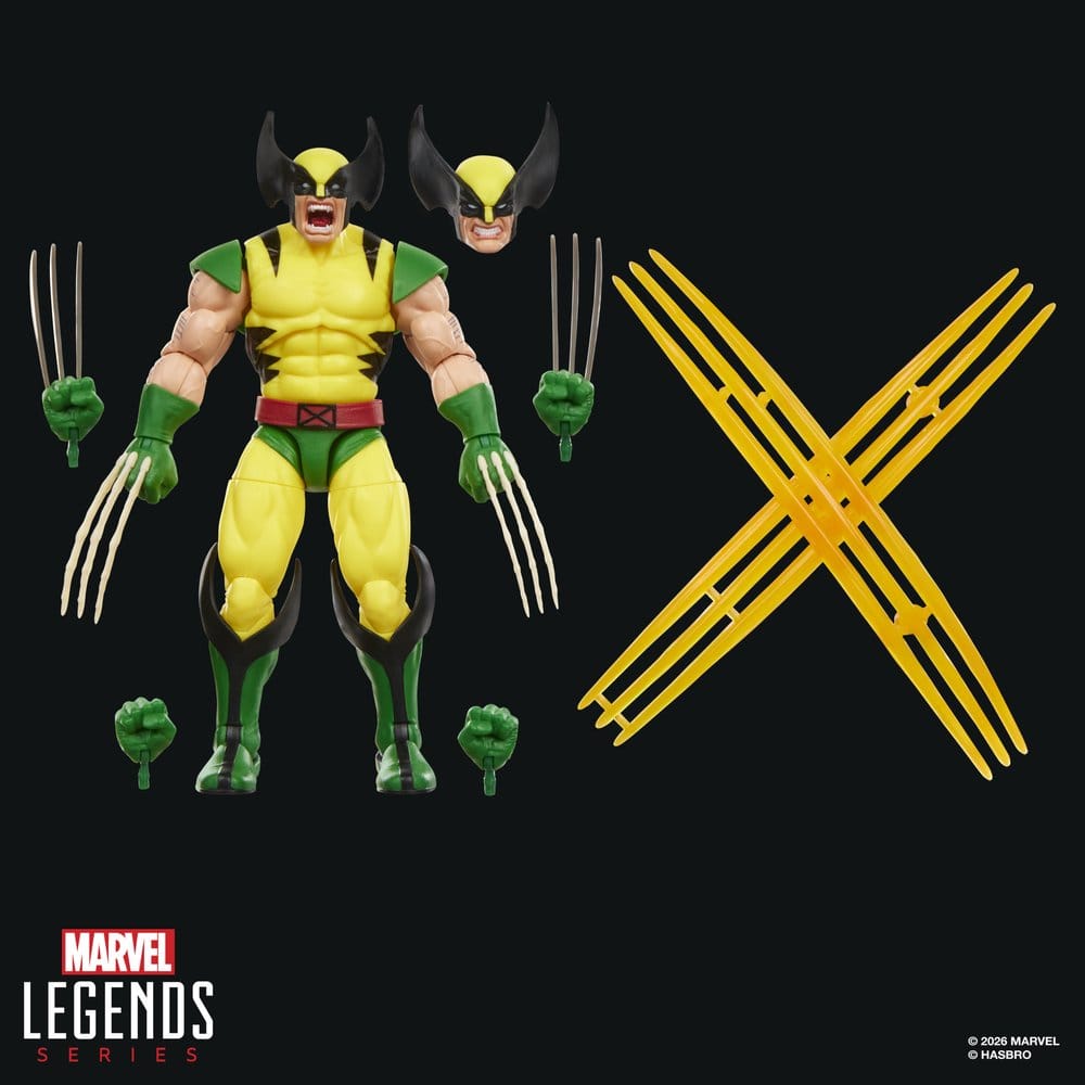WOLVERINE & PSYLOCKE MARVEL LEGENDS MARVEL GAMES PACK 2 FIGURAS 15 CM HASBRO