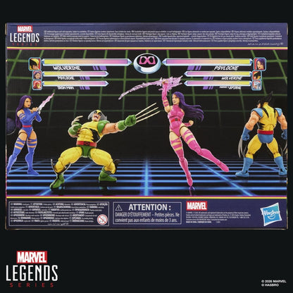 WOLVERINE & PSYLOCKE MARVEL LEGENDS MARVEL GAMES PACK 2 FIGURAS 15 CM HASBRO