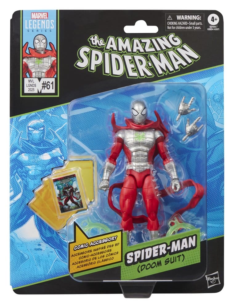 SPIDER-MAN DOOM SUIT THE AMAZING SPIDER-MAN MARVEL LEGENDS 15 CM HASBRO
