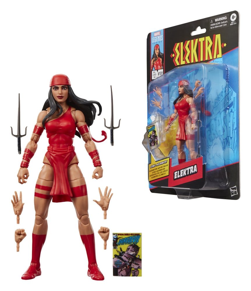 ELEKTRA MARVEL LEGENDS DAREDEVIL FIGURA 15 CM HASBRO