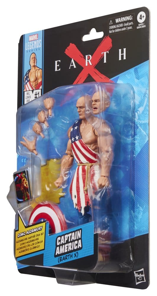 CAPTAIN AMERICA EARTH X MARVEL LEGENDS FIGURA 15 CM HASBRO