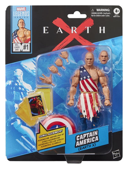 CAPTAIN AMERICA EARTH X MARVEL LEGENDS FIGURA 15 CM HASBRO