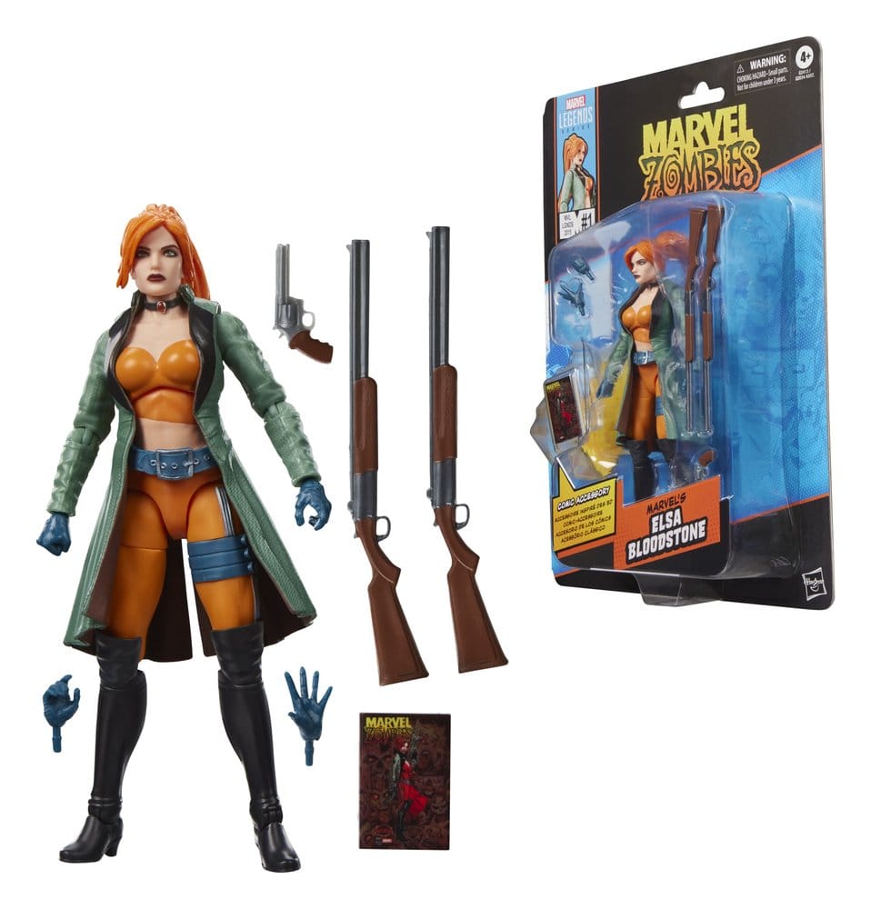 ELSA BLOODSTONE MARVEL ZOMBIES MARVEL LEGENDS FIGURA 15 CM HASBRO