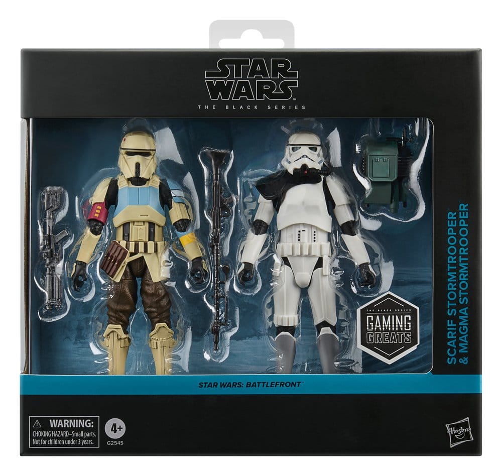 SCARIF STORMTROOPER Y MAGMA STORMTROOPER STAR WARS BATTLEFRONT THE BLACK SERIES PACK 2 FIGURAS 15 CM – HASBRO
