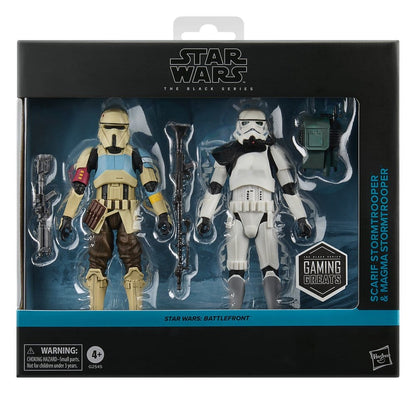 SCARIF STORMTROOPER Y MAGMA STORMTROOPER STAR WARS BATTLEFRONT THE BLACK SERIES PACK 2 FIGURAS 15 CM – HASBRO