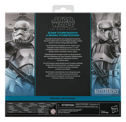 SCARIF STORMTROOPER Y MAGMA STORMTROOPER STAR WARS BATTLEFRONT THE BLACK SERIES PACK 2 FIGURAS 15 CM – HASBRO