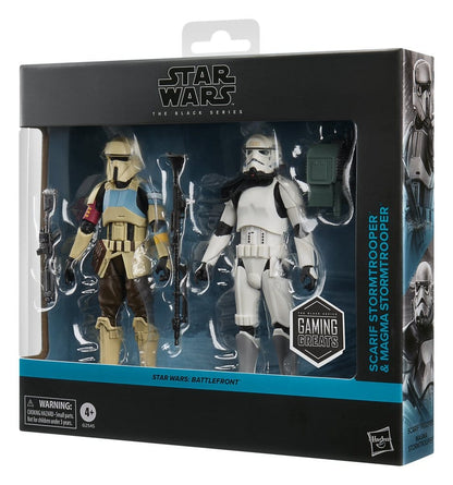 SCARIF STORMTROOPER Y MAGMA STORMTROOPER STAR WARS BATTLEFRONT THE BLACK SERIES PACK 2 FIGURAS 15 CM – HASBRO