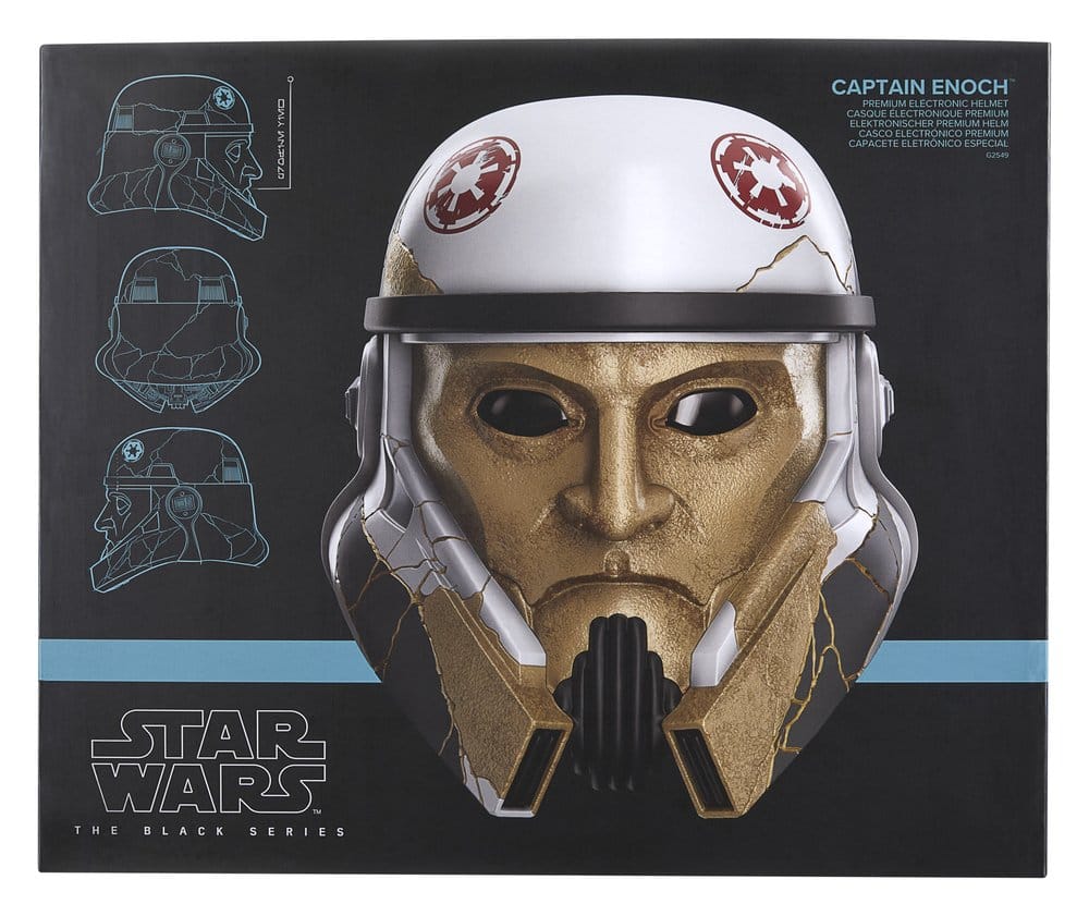CAPTAIN ENOCH STAR WARS AHSOKA BLACK SERIES CASCO ELECTRÓNICO RÉPLICA 1/1 HASBRO