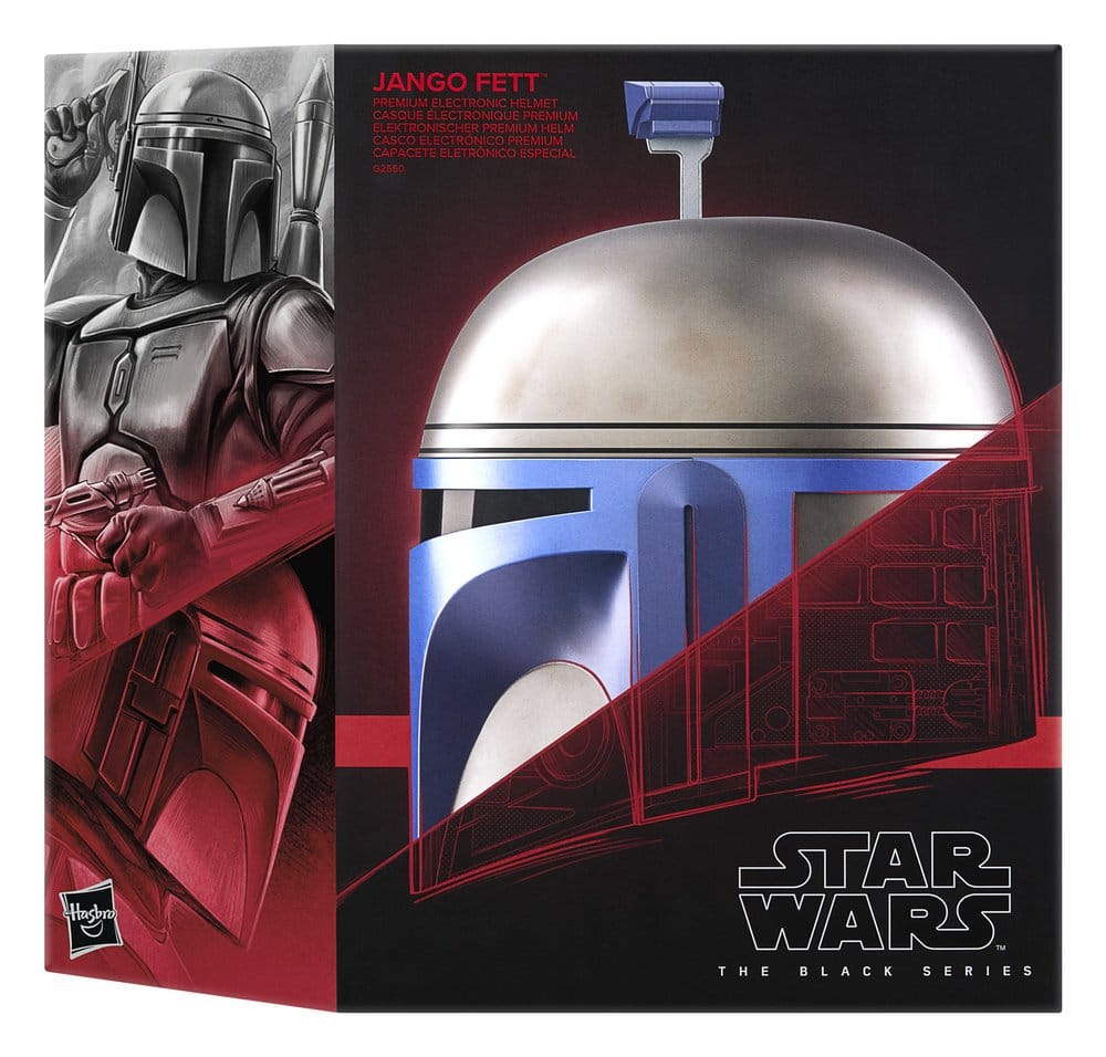 JANGO FETT STAR WARS EPISODIO II BLACK SERIES CASCO ELECTRÓNICO RÉPLICA 1/1 HASBRO