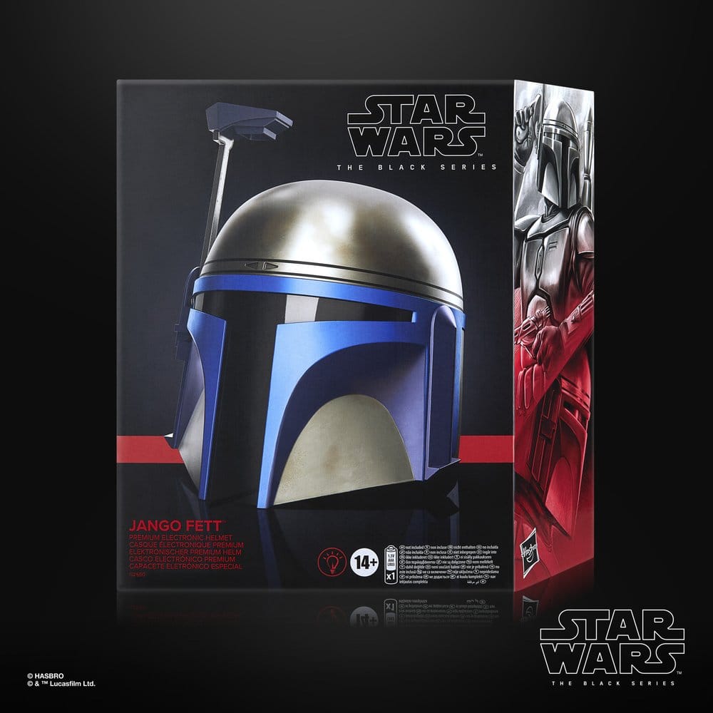 JANGO FETT STAR WARS EPISODIO II BLACK SERIES CASCO ELECTRÓNICO RÉPLICA 1/1 HASBRO