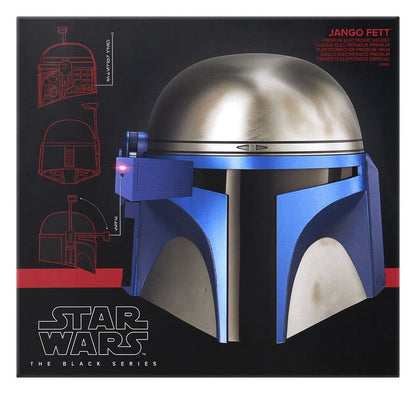 JANGO FETT STAR WARS EPISODIO II BLACK SERIES CASCO ELECTRÓNICO RÉPLICA 1/1 HASBRO