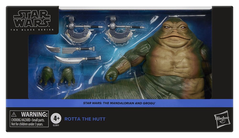 ROTTA THE HUTT STAR WARS THE MANDALORIAN AND GROGU BLACK SERIES 17 CM HASBRO