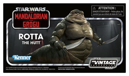 ROTTA THE HUTT STAR WARS THE MANDALORIAN AND GROGU VINTAGE COLLECTION 10 CM HASBRO