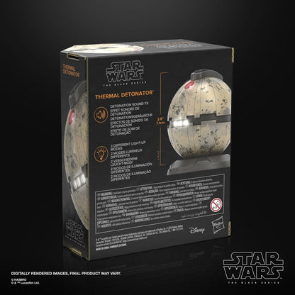 DETONADOR TÉRMICO STAR WARS EPISODIO VI BLACK SERIES RÉPLICA 1/1 ELECTRÓNICA HASBRO