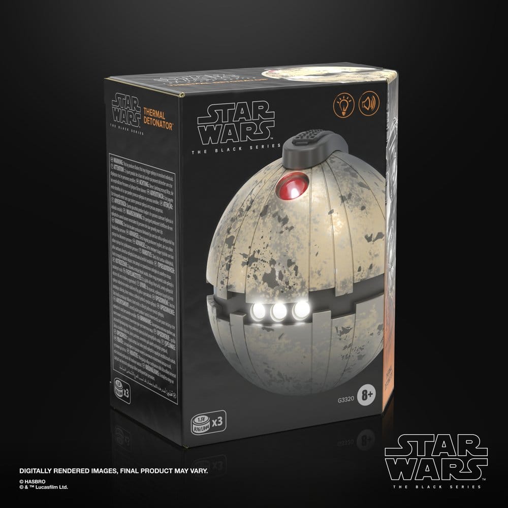 DETONADOR TÉRMICO STAR WARS EPISODIO VI BLACK SERIES RÉPLICA 1/1 ELECTRÓNICA HASBRO