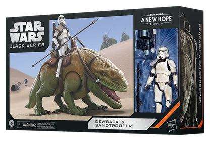 DEWBACK Y SANDTROOPER STAR WARS EPISODIO IV THE BLACK SERIES PACK 2 FIGURAS 15 CM HASBRO