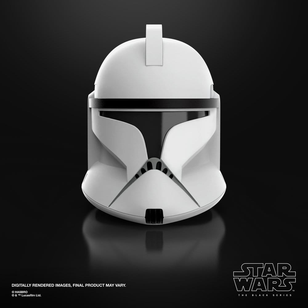 CLONE TROOPER FASE I STAR WARS BLACK SERIES CASCO ELECTRÓNICO RÉPLICA 1/1 HASBRO