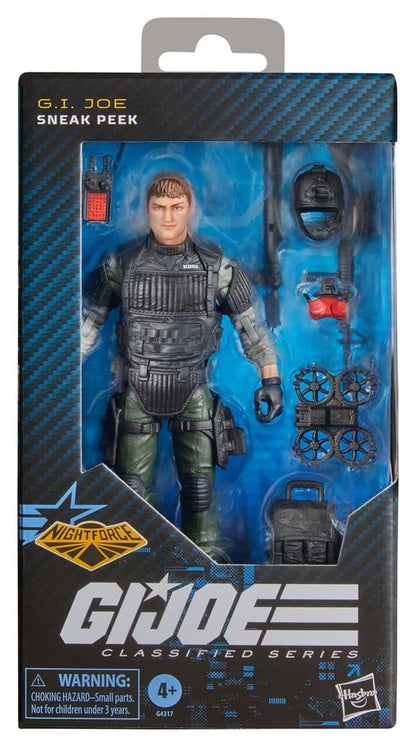 NIGHT FORCE SNEAK PEEK G.I. JOE CLASSIFIED SERIES FIGURA 15 CM HASBRO